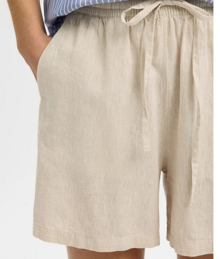 Selected Luisa Linnen Blend Short