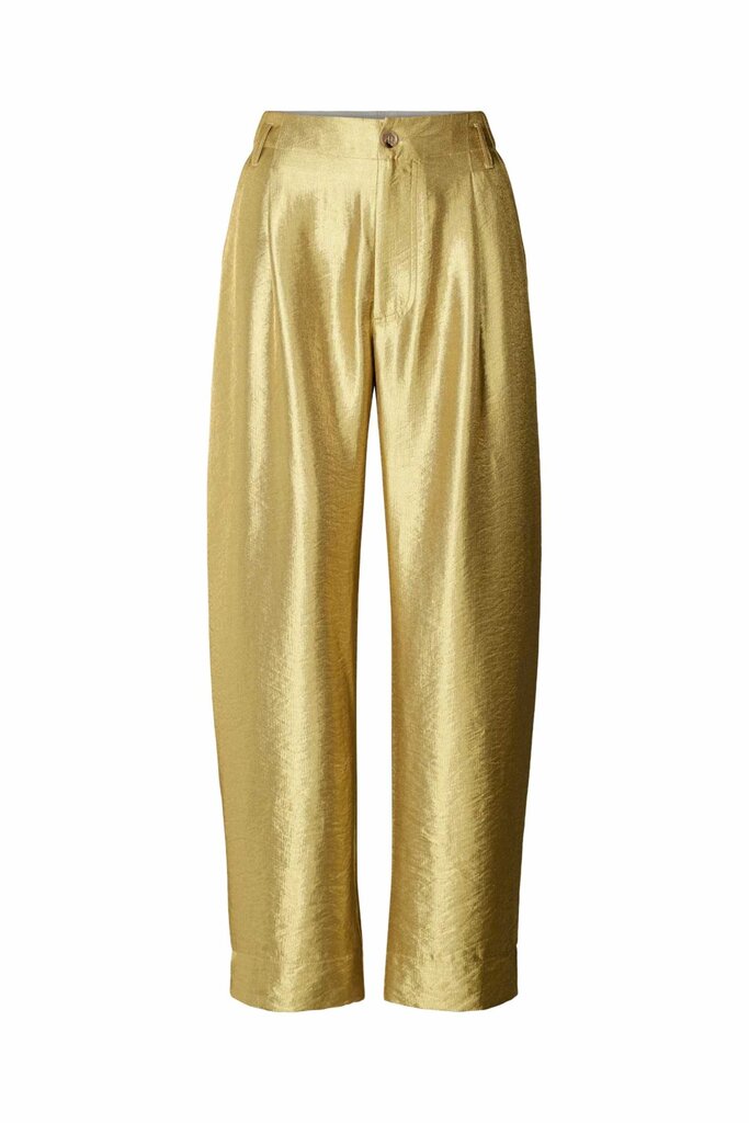 Rabens saloner Woven Gold Pants