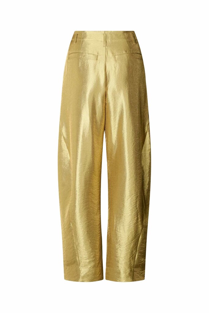 Rabens saloner Woven Gold Pants