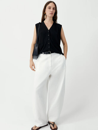 Cordera Cotton Linen Curved Pants