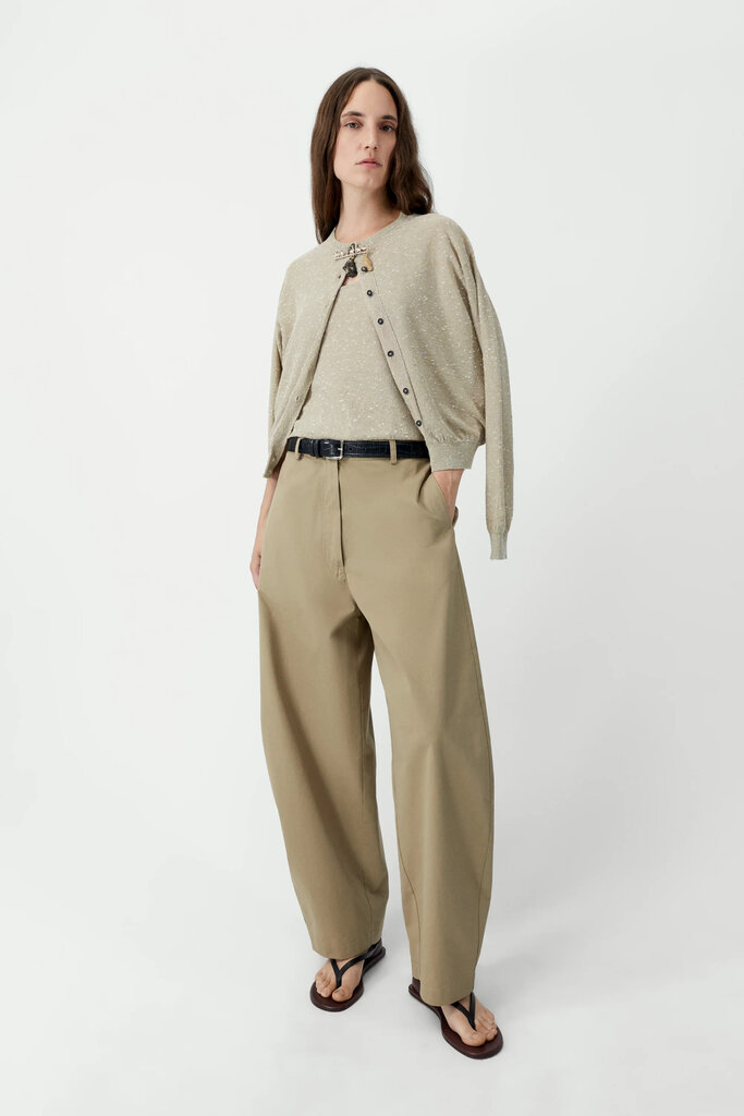 Cordera Linen Cotton Flecked Cardigan