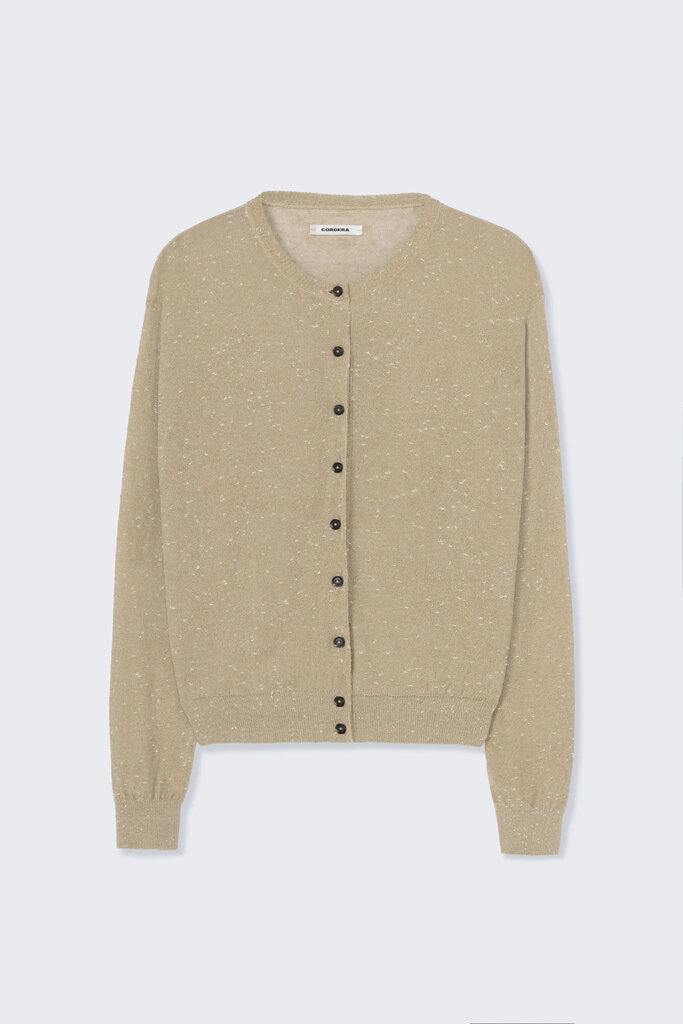 Cordera Linen Cotton Flecked Cardigan