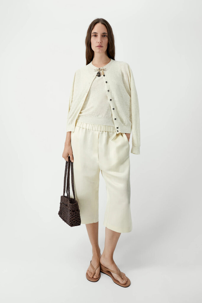 Cordera Linen Cotton Flecked Cardigan
