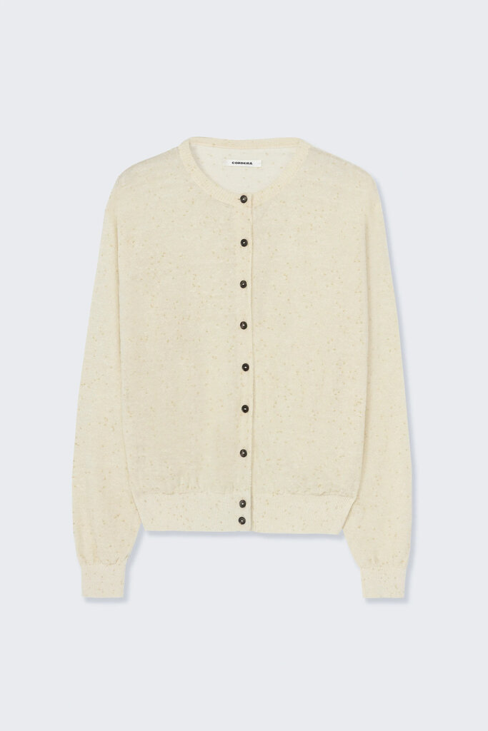 Cordera Linen Cotton Flecked Cardigan
