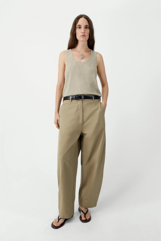 Cordera Linen Cotton Flecked Tank Top