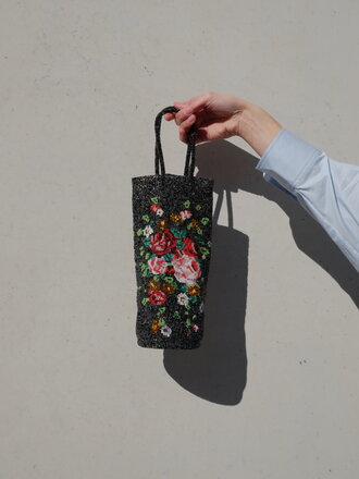 Cordera Handmade Beaded Bag Rosas