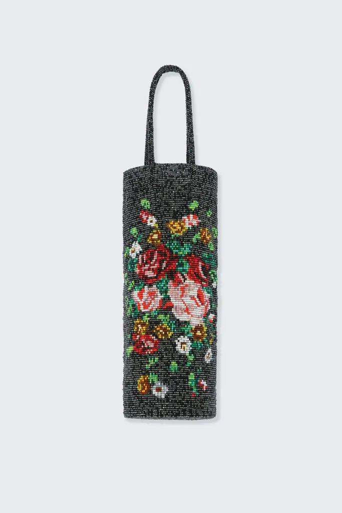 Cordera Handmade Beaded Bag Rosas