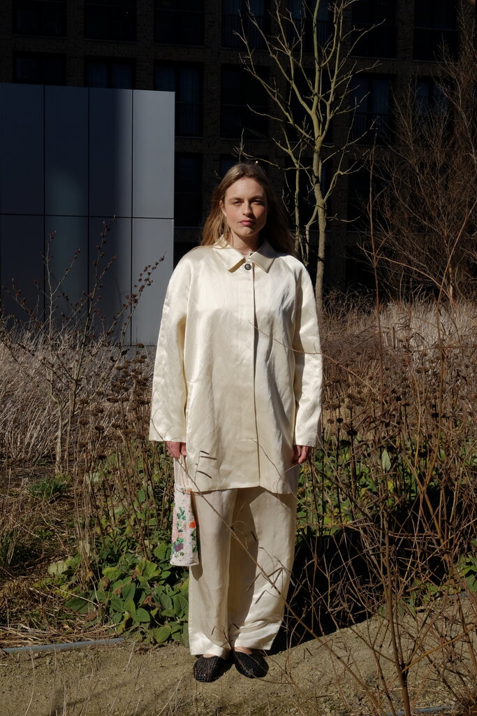 Cordera Satin Mid Coat