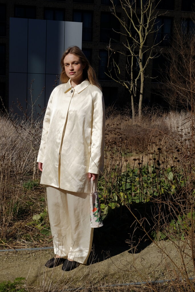 Cordera Satin Mid Coat