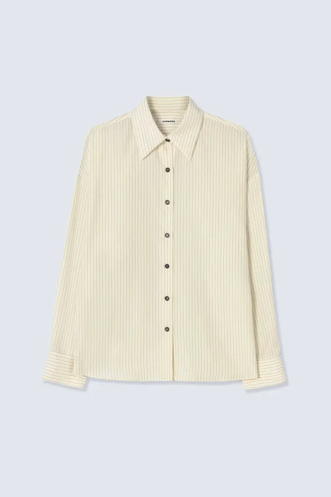 Cordera Oversized Pencil Striped Shirt
