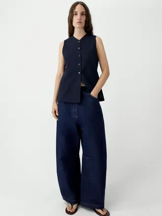 Cordera Curved Baggy Jeans