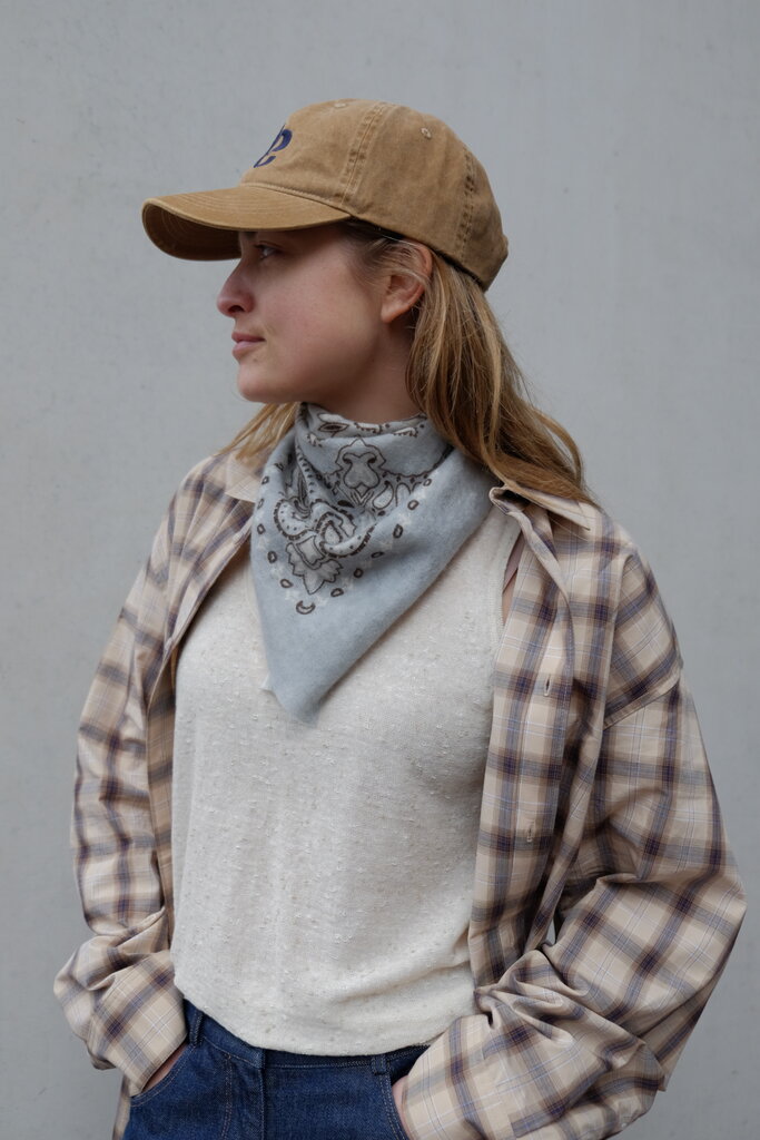 Von Goat Bandana Calvina Paisley Light Blue