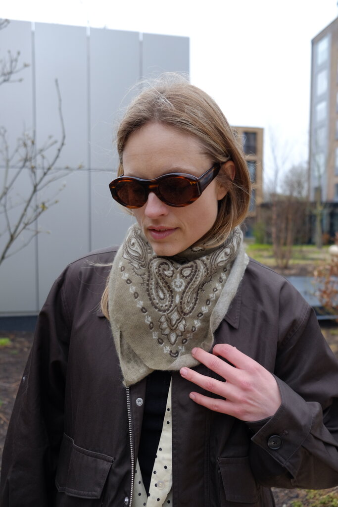 Von Goat Bandana calvina paisley olive