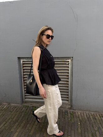 Selected Ida Wide Linen Pants