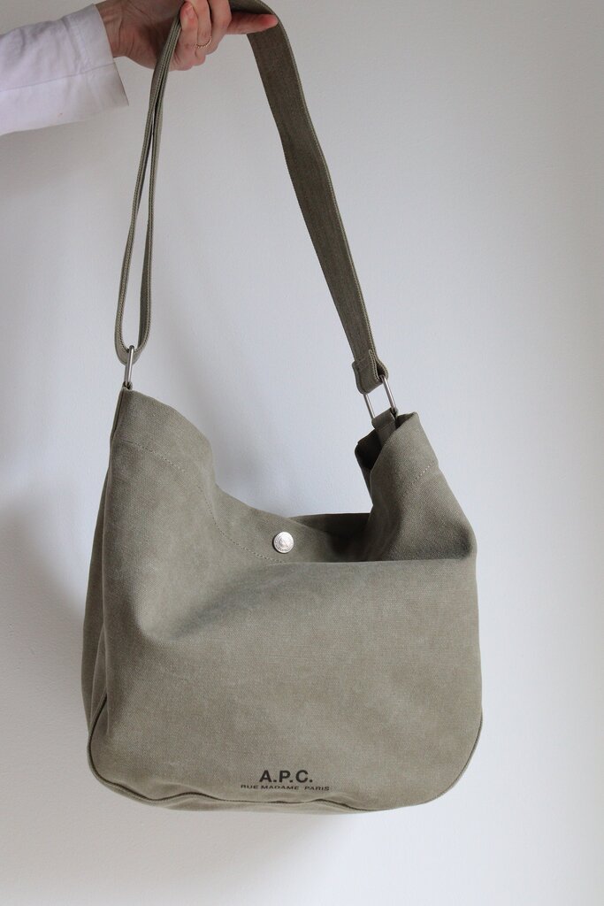 A.P.C. Besace Journal Bag Green