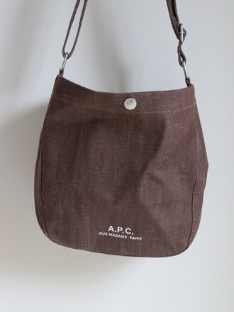 A.P.C. Besace Journal Small Brown Bag