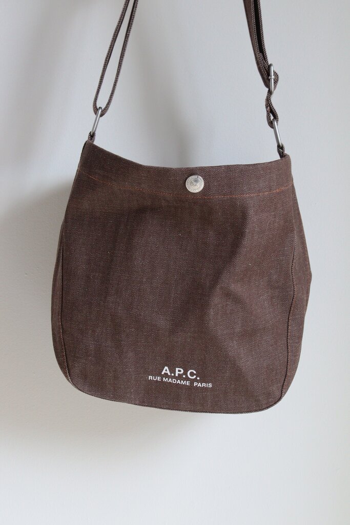 A.P.C. Besace Journal Small Brown Bag