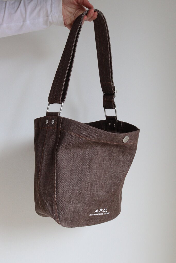 A.P.C. Besace Journal Small Brown Bag