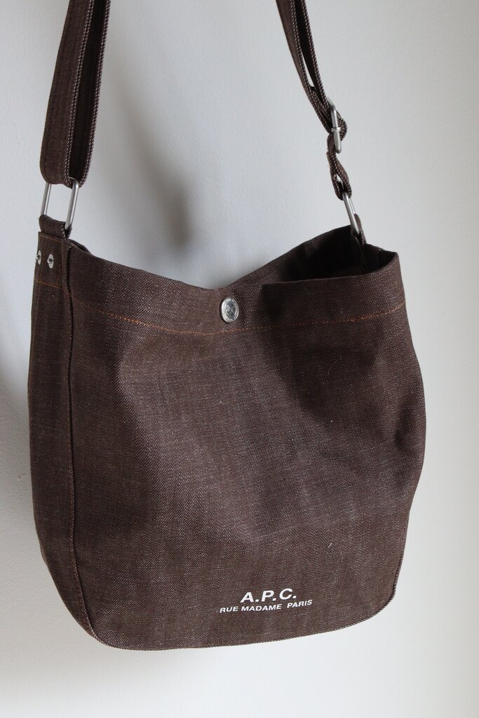 A.P.C. Besace Journal Small Brown Bag