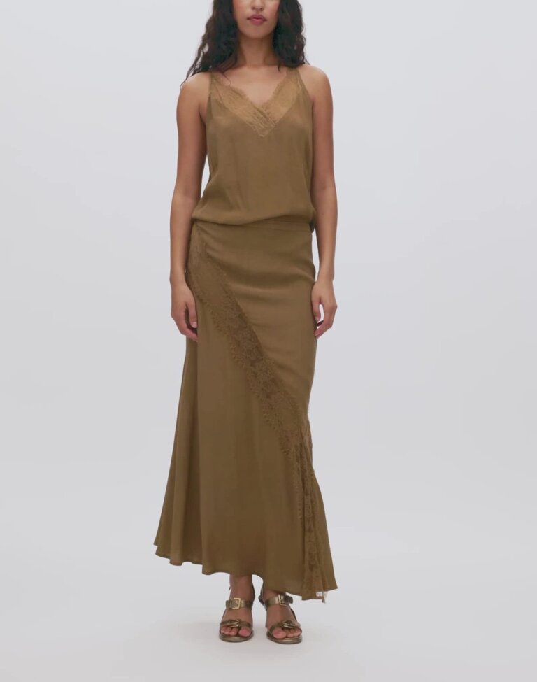 Rabens saloner Leia Sheer Lace Skirt