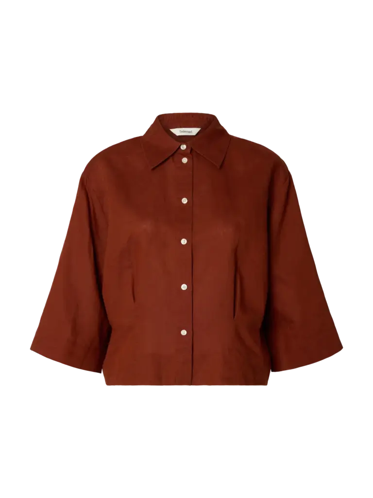 Selected Cleo Cropped Shirt