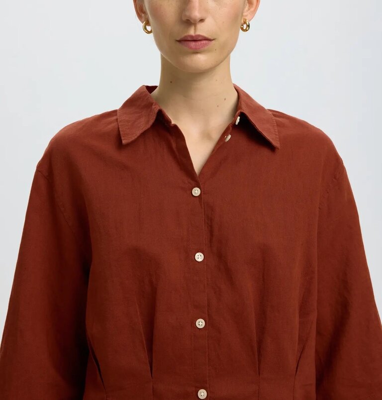Selected Cleo Cropped Shirt
