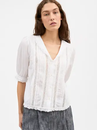 Skall Studio Magnolia Short Sleeve Blouse