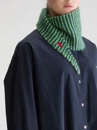 Bellerose Dusol  Green Stripe Scarf