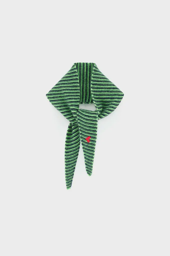 Bellerose Dusol  Green Stripe Scarf