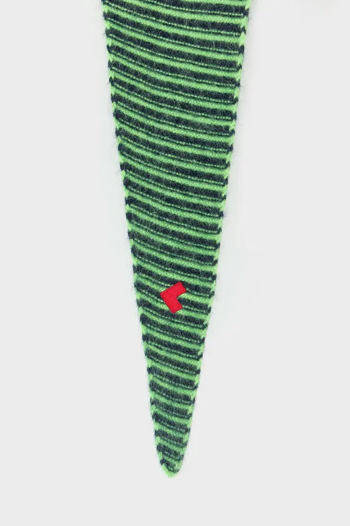 Bellerose Dusol  Green Stripe Scarf