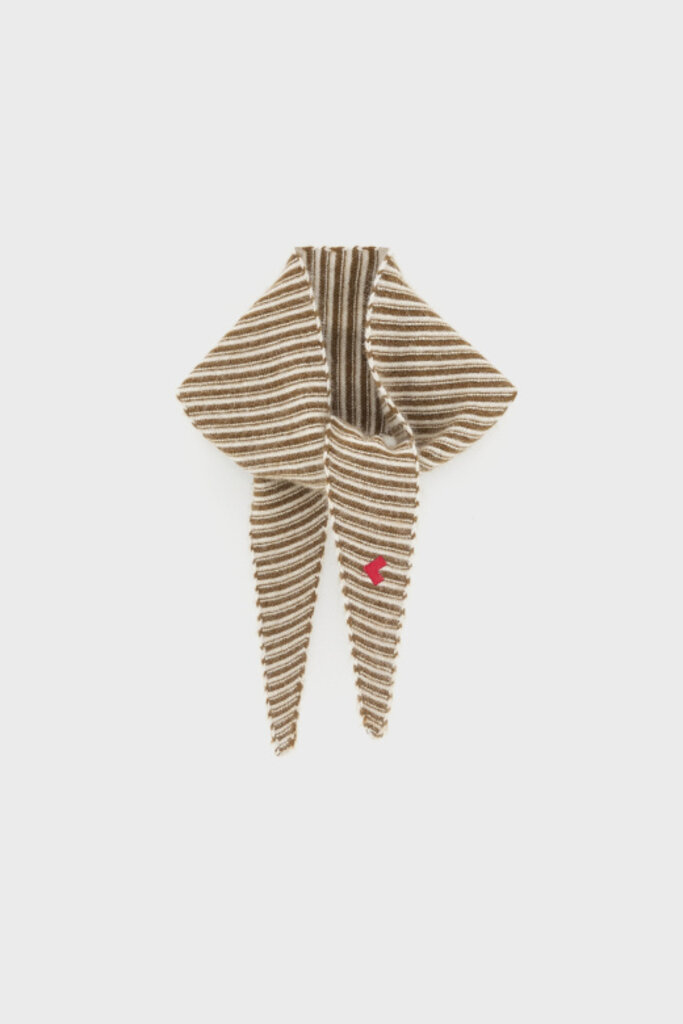 Bellerose Dusol Beige Stripe Scarf