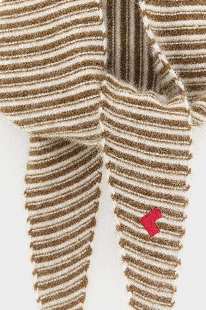 Bellerose Dusol Beige Stripe Scarf