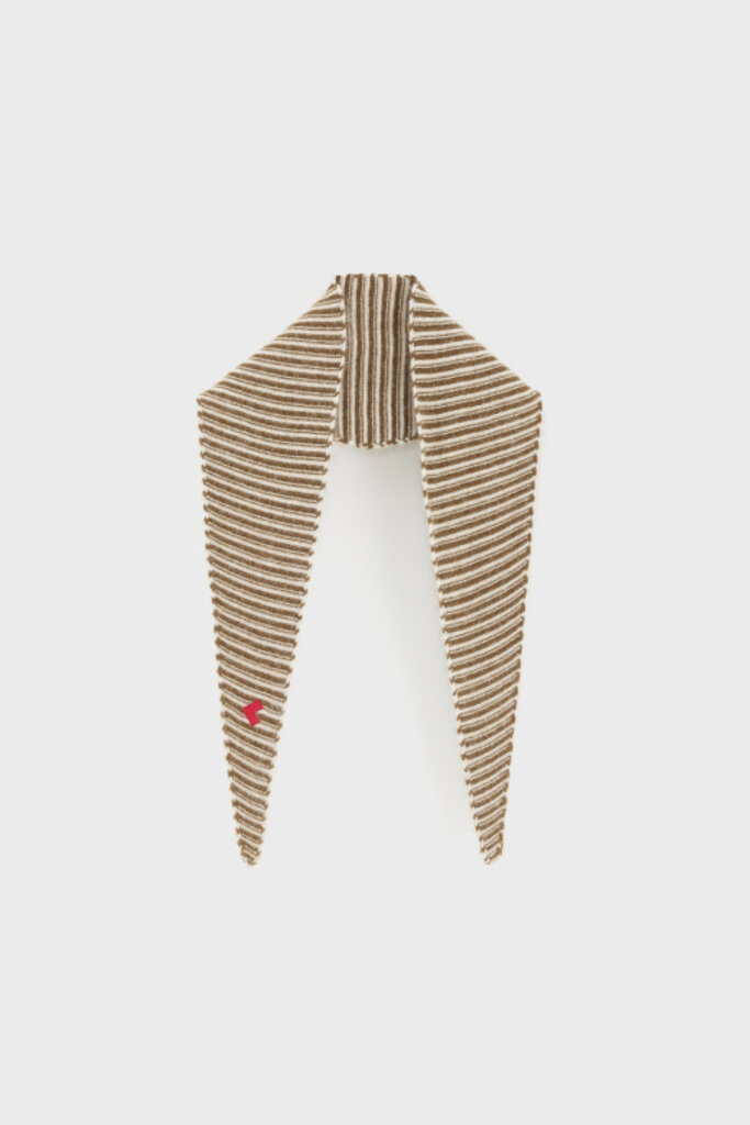 Bellerose Dusol Beige Stripe Scarf