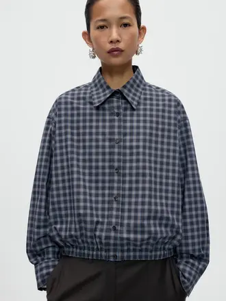 Cordera Checked Bomber Shirt