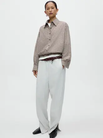 Cordera Checked Bomber Shirt