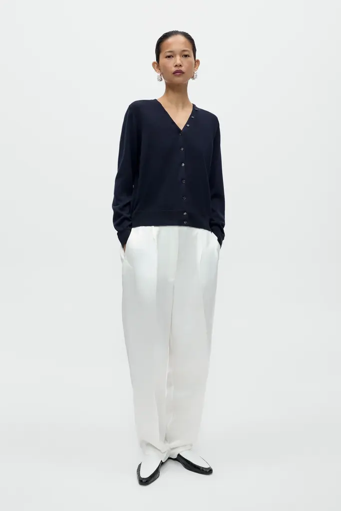 Cordera Merino Wool Button Cardigan