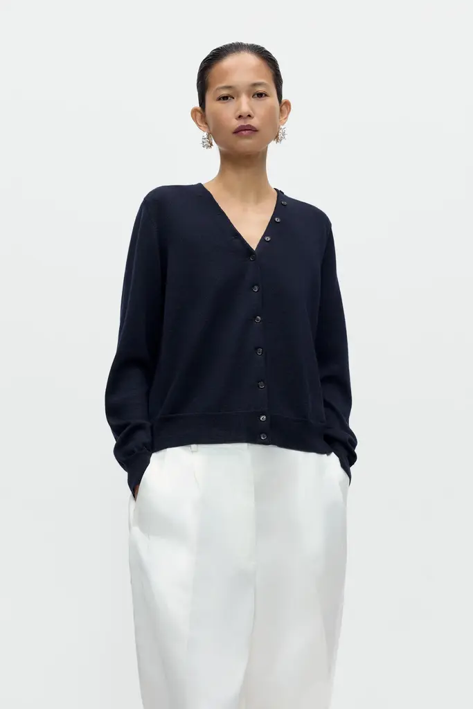 Cordera Merino Wool Button Cardigan