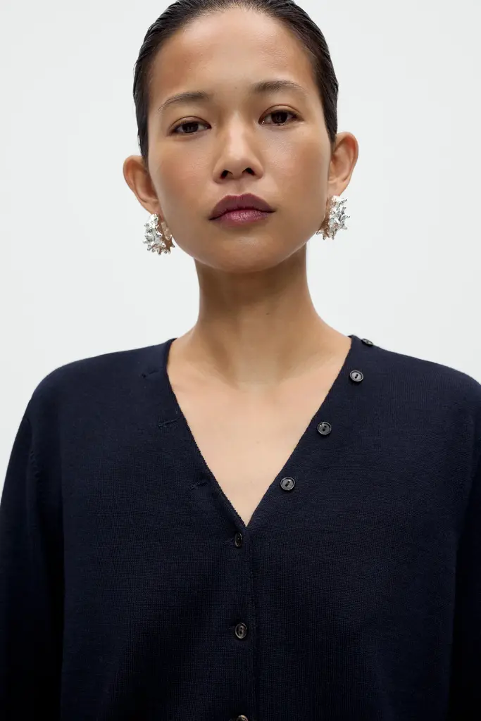 Cordera Merino Wool Button Cardigan