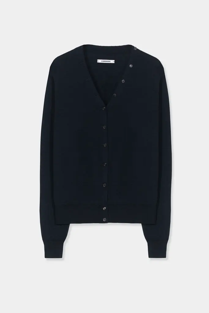 Cordera Merino Wool Button Cardigan