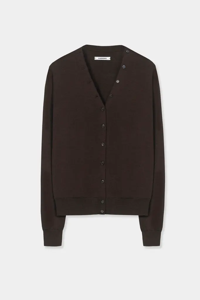 Cordera Merino Wool Button Cardigan