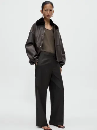 Cordera Low Rise Virgin Wool Pants