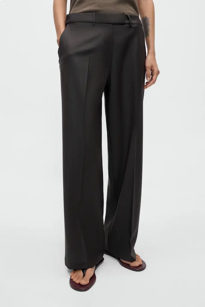 Cordera Low Rise Virgin Wool Pants