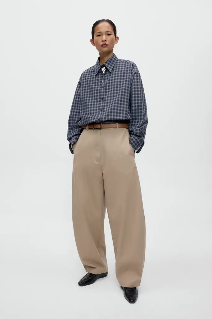 Cordera Cotton Curved Pants
