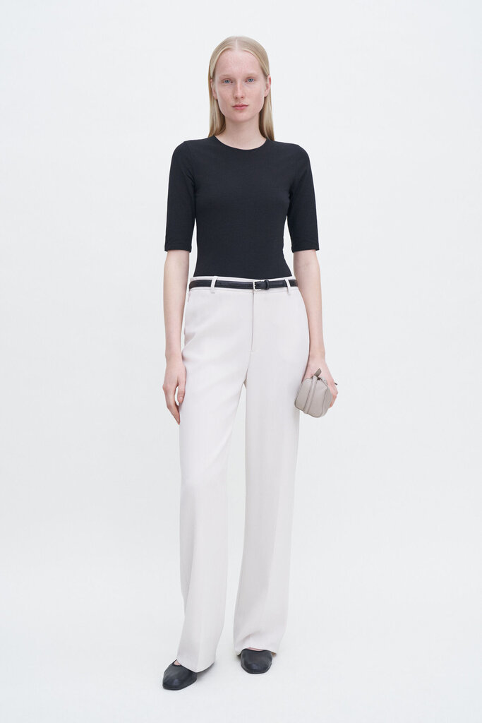 Filippa K Cotton Stretch Elbow Sleeve T-shirt