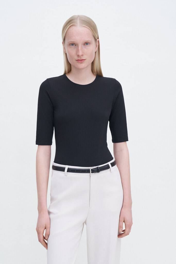 Filippa K Cotton Stretch Elbow Sleeve T-shirt