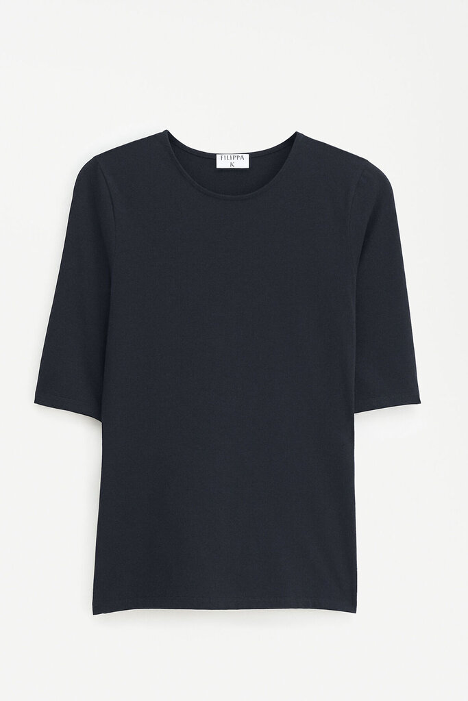 Filippa K Cotton Stretch Elbow Sleeve T-shirt