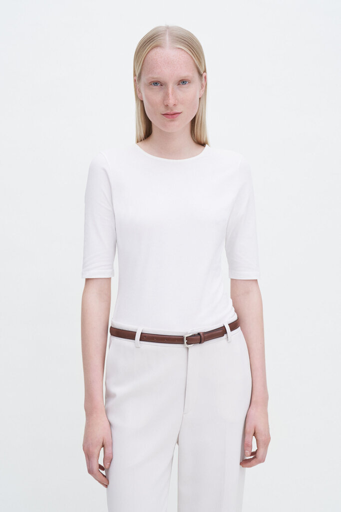Filippa K Cotton Stretch Elbow Sleeve T-shirt