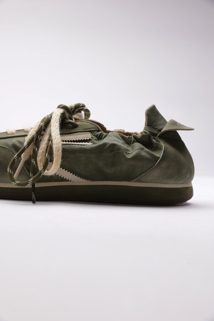 puraai Panther Dyed Nylon Sneakers