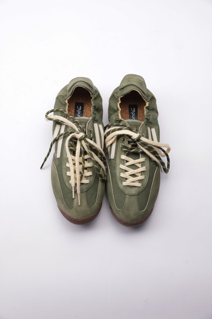 puraai Panther Dyed Nylon Sneakers
