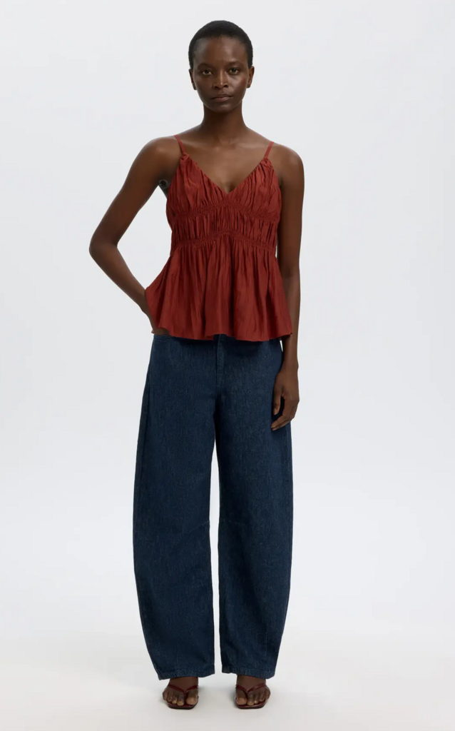 Selected Hanny  Loose Barrel Jeans